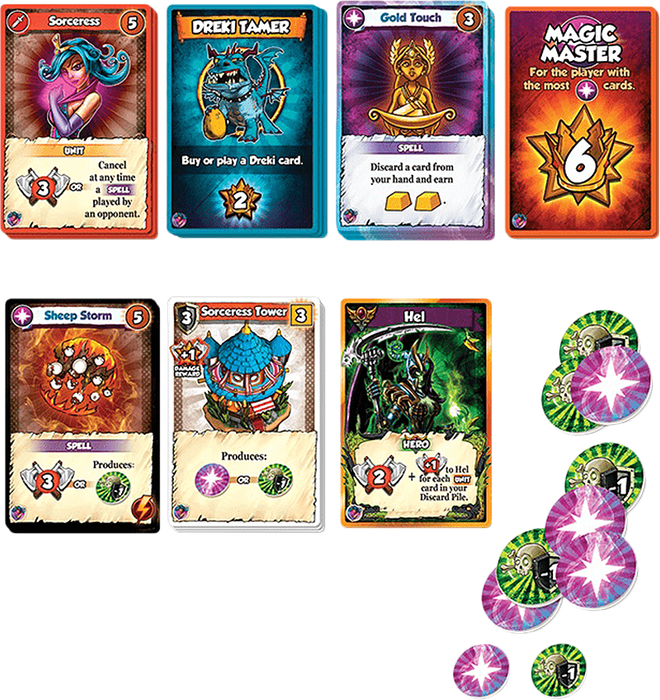 Vikings Gone Wild: It's a Kind of Magic Expansion (New) - Lucky Duck Games 600G