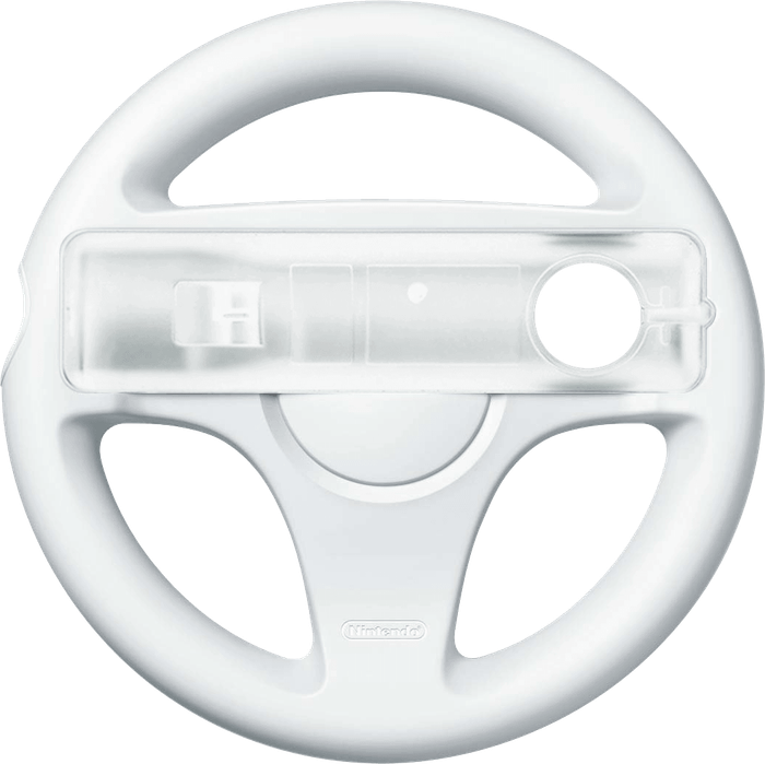 Wii Steering Wheel - White (Wii)(Pwned) - Nintendo 200G