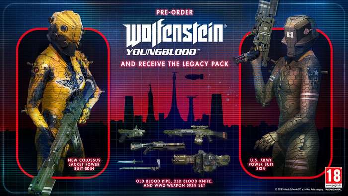 Wolfenstein: YoungBlood - Deluxe Edition (NS / Switch)(New) - Bethesda Softworks 100G