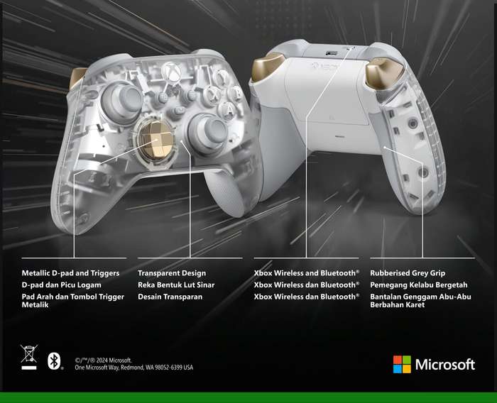 Xbox Wireless Controller - Ghost Cipher Special Edition (Xbox Series)(New) - Microsoft / Xbox Game