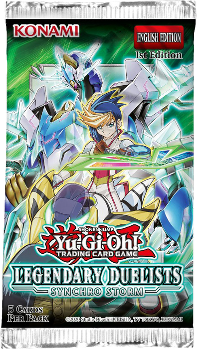 Yu-Gi-Oh! TCG: Legendary Duelists: Synchro Storm Booster Pack (New) - Konami 50G