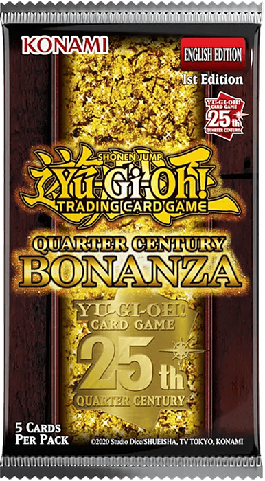 Yu-Gi-Oh! TCG: Quarter Century Bonanza Booster Pack (New) - Konami 50G