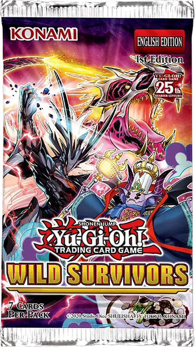 Yu-Gi-Oh! TCG: Wild Survivors Booster Pack (New) - Konami 50G
