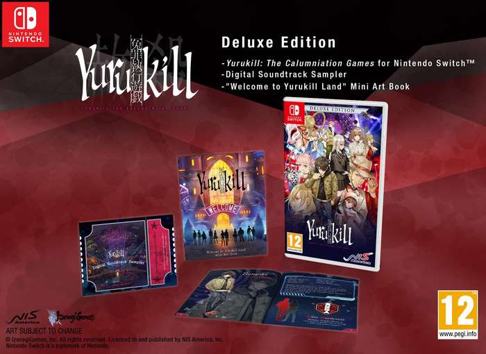 Yurukill: The Calumniation Games - Deluxe Edition (NS / Switch)(New) - NIS America / Europe 100G