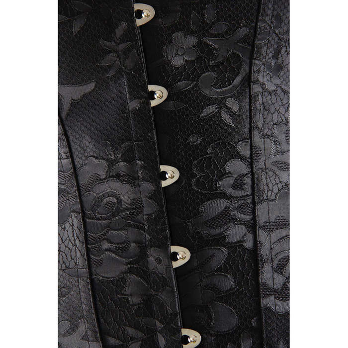Embroidered Steel Boning Corset N4644