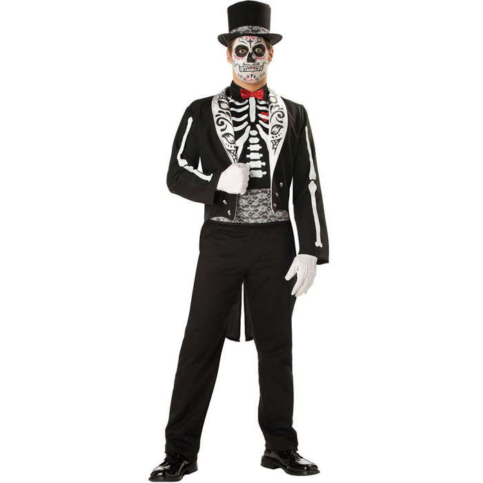 Boneyard Skeleton Groom Costume N9131