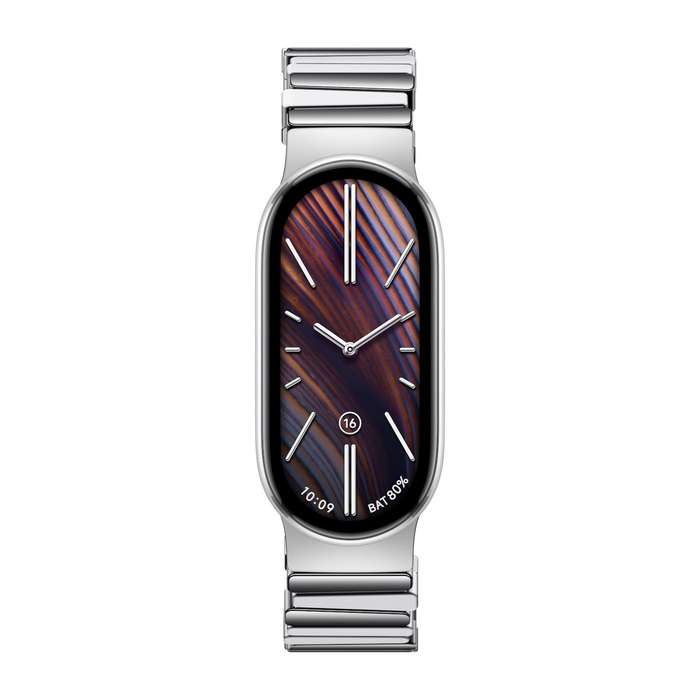 Xiaomi Smart Band 10 Asymmetrical Metal Strap &#x2013; Silver