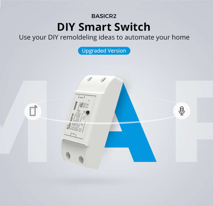 Sonoff BASICR2- WiFi Wireless Smart Switch