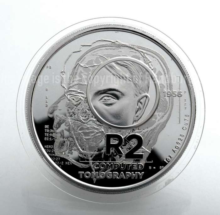 2018 Silver R2 Proof Inventions Computed Tomography