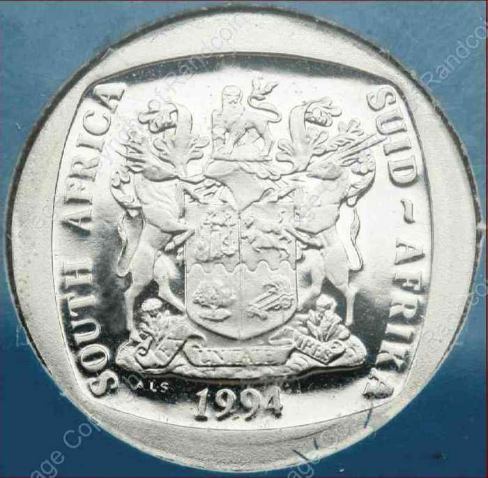 1994_Presidential_Inauguration_in_Perspex_coin_ob