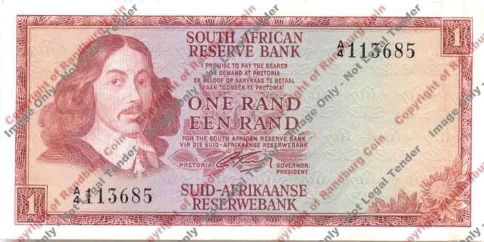 *#* G RISSIK - 2nd Issue - 1 Rand - Eng/Afr - VF+ *#*