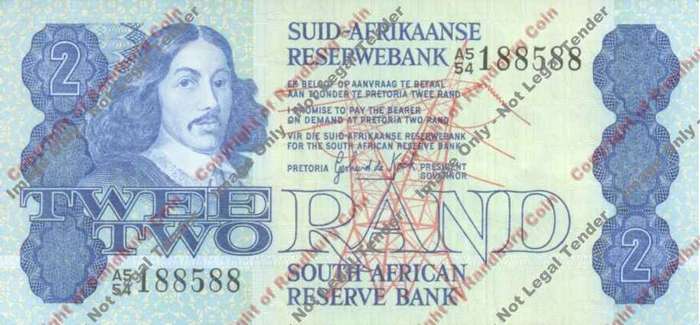 *#* GPC De Kock 1st Issue - Two Rand  Note - EF+ *#*