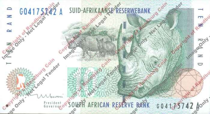 *#* TT Mboweni - 1st Issue - Ten Rand - UNC *#*