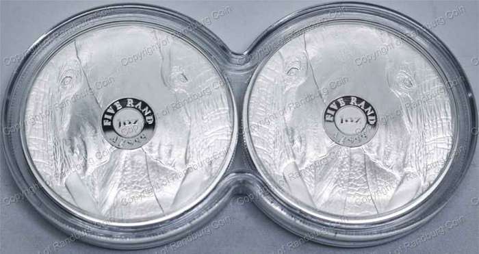2024_Twin_1oz_Fine_Silver_Proof_R5_Big_Five_Series_III_Elephant_Coin_Set_rev
