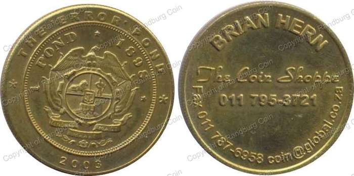 *#* 2003 GRC The Error Pond Brass Medallion with Herns advert *#*