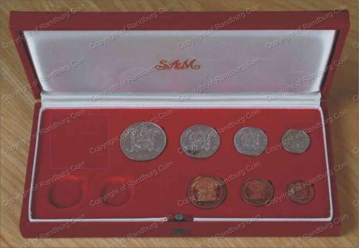 *#* 1974 Long Proof Set NO GOLD and NO R1 in SA Mint box Mintage 11000!!! *#*