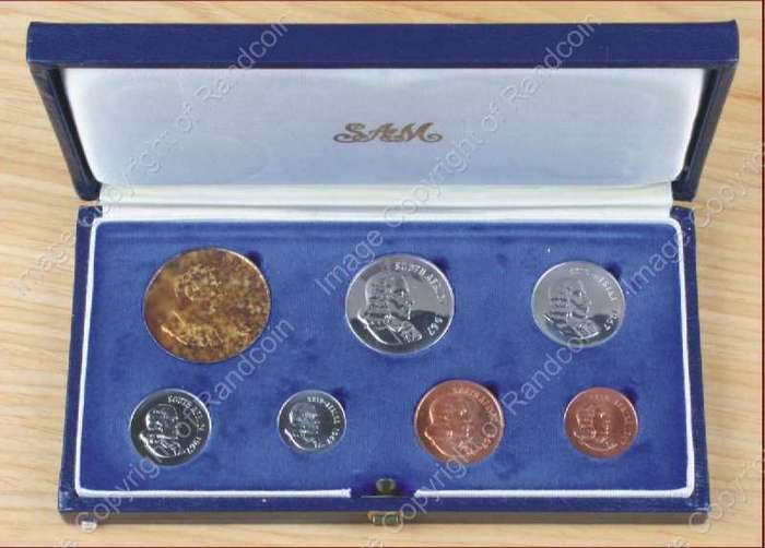 *#* 1967 SA Proof Set in Original SA Mint box Mintage 15000 !!! *#*