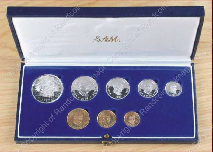 *#*1982 SA Proof Set in Original SA Mint box - Mintage 4 900 !!! *#*