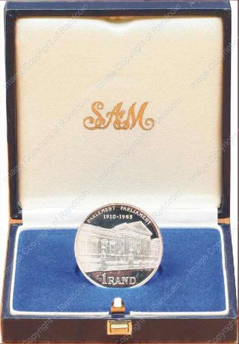 *#* 1985 SA Silver R1 Proof Parliament Mintage 15 839 *#*