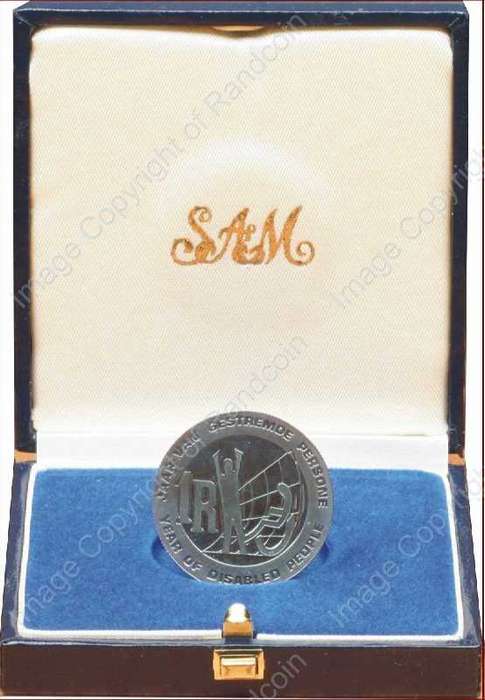 *#* 1986 SA Silver R1 Proof Yr of Disabled Mintage 5 150 *#*