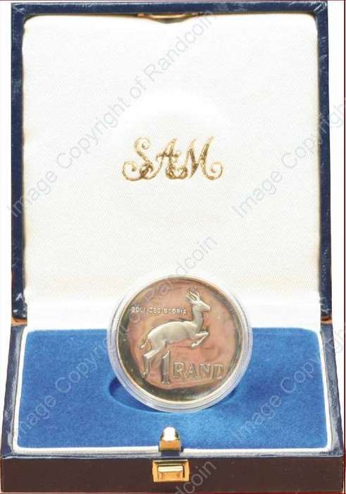 *#* 1990 SA Silver R1 Proof Coat of Arms Mintage 7 117*#*