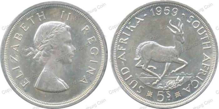 *#* 1959 South African Silver CROWN - Judge grade yourself *#*