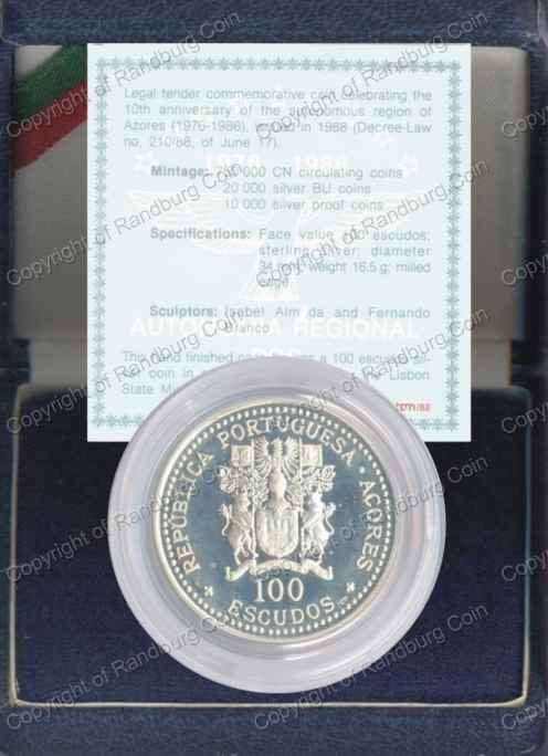 Azores_1986_Silver_Proof_100