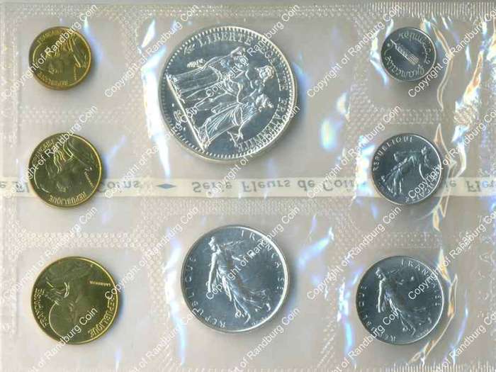 *#* FREE SHIPPING - France 1969 Fleurs de Coins Set *#*