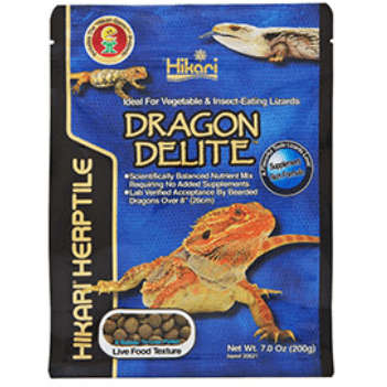 HIKARI DRAGON DELITE (FOR VEGETABLE&amp; INSECT EATING LIZARD) 200G