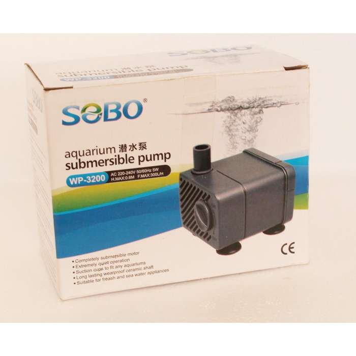 SOBO Water Pump - 300L/H 5w 0.6m