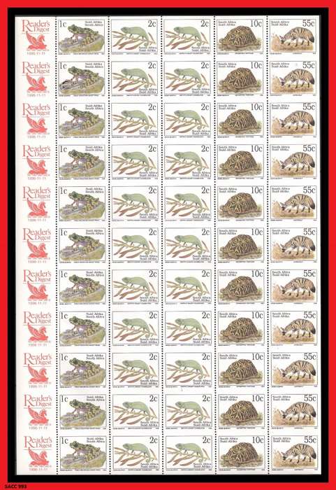 RSA READER'S DIGEST FULL SHEET SACC 993 {2014 EDITION} 1996/11/11