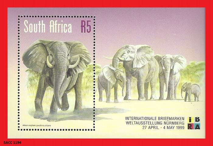 WORLD STAMP EXHIBITION NUREMBERG 99 MINI SHEET SACC 1194 1999/04/27
