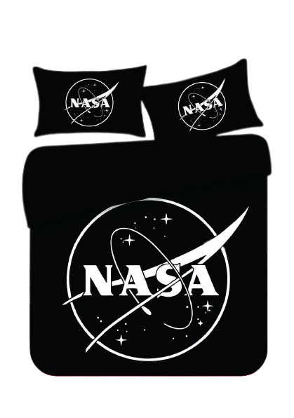 Nasa Insignia Mono Duvet Cover Set