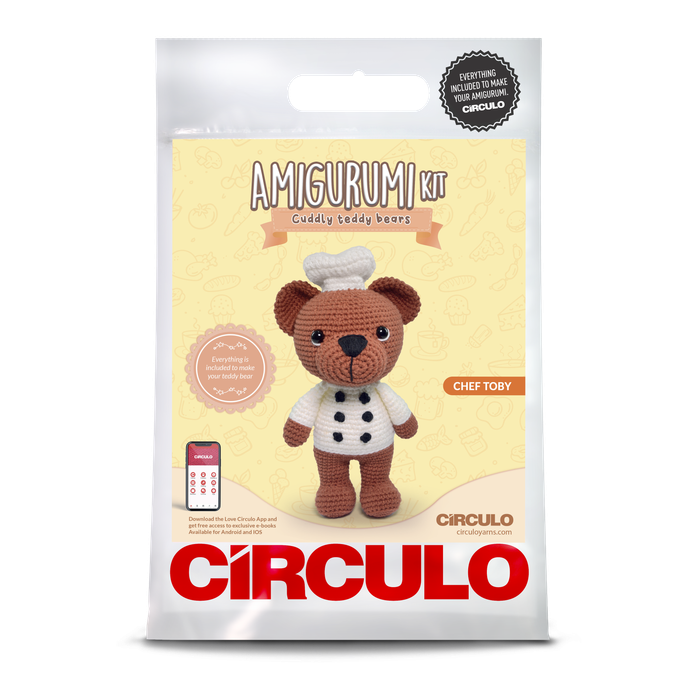 Circulo Amigurumi Kit - Chef Toby