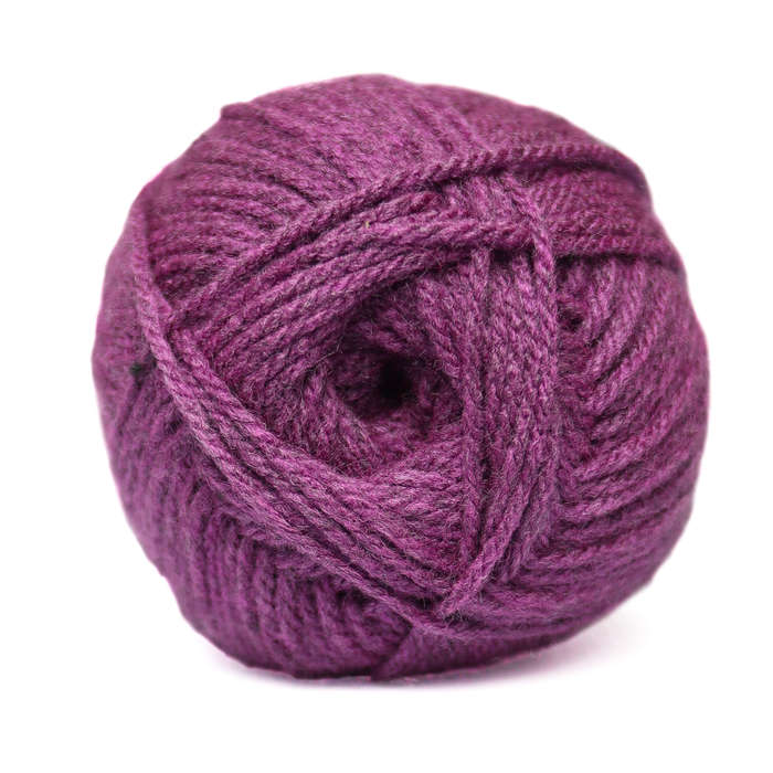 Charity Double Knit Plain 100G Colour 739 - Plum