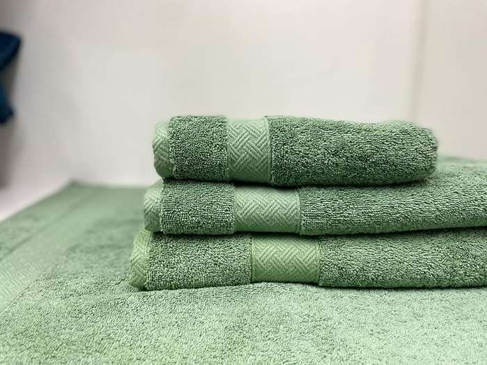 Luxury Indulgence 630gsm 100% Cotton Towels - Sage
