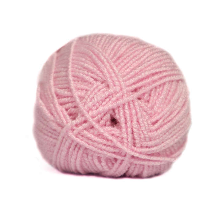 Elle Stretch Double Knit Plain 50G Colour 004 - Pink