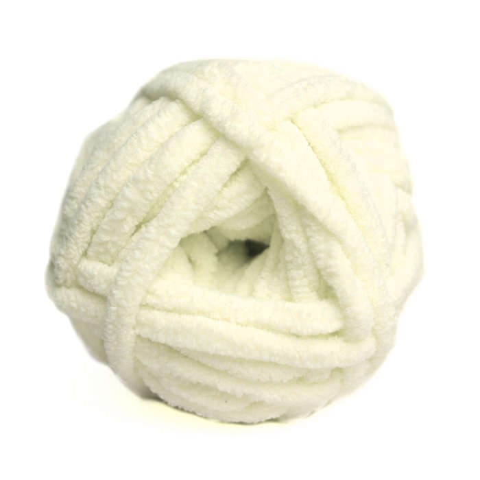 Elle Velour Solid 100g - 014 Ivory