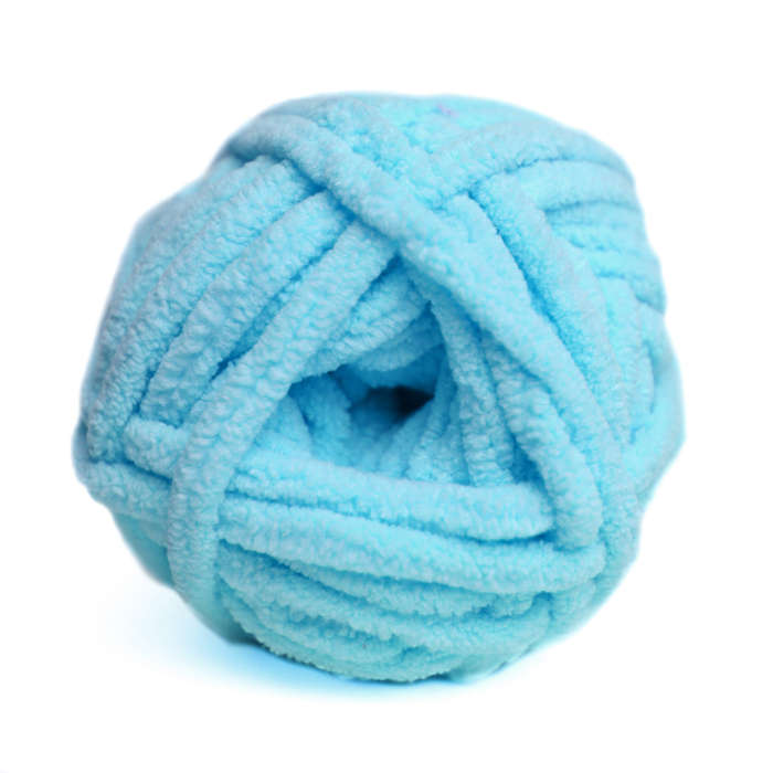 Elle Velour Solid 100g - 027 Aqua