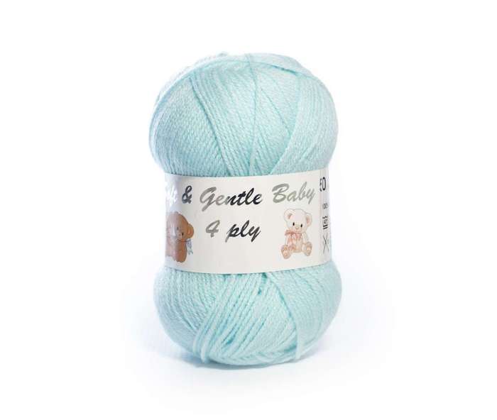 SOFT &amp; GENTLE BABY 4PLY COLOUR BB7 50g  AQUA