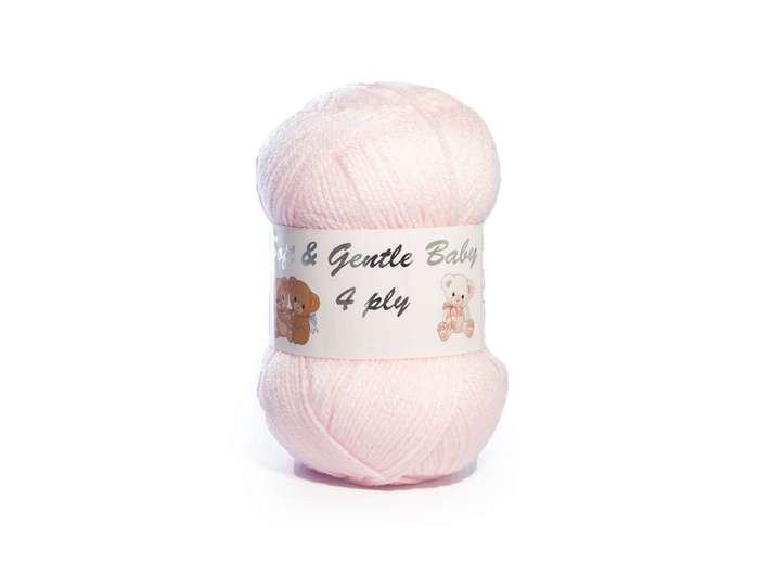 SOFT &amp; GENTLE BABY 4PLY COLOUR BB6 50g   PALE PINK