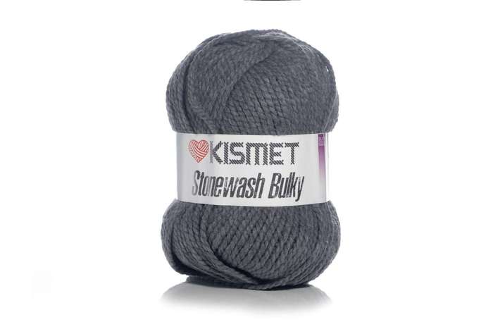 STONEWASH BULKY  COLOUR SB28941 400g DARK GREY
