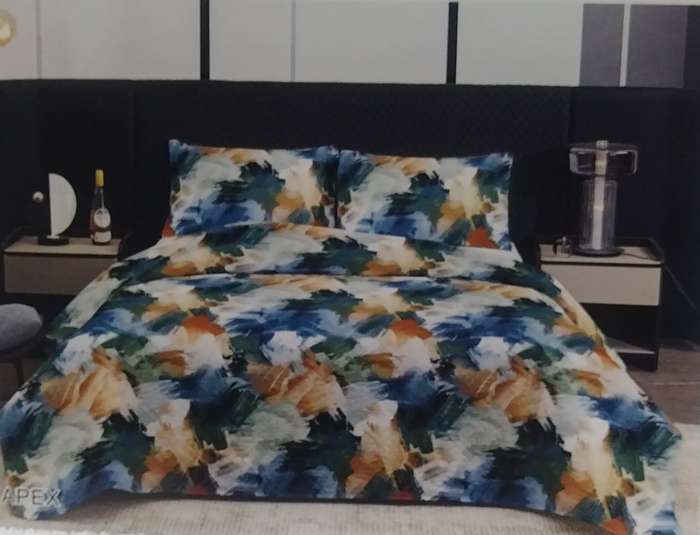 3PC Queen Apex Ultra Printed Quilt Set