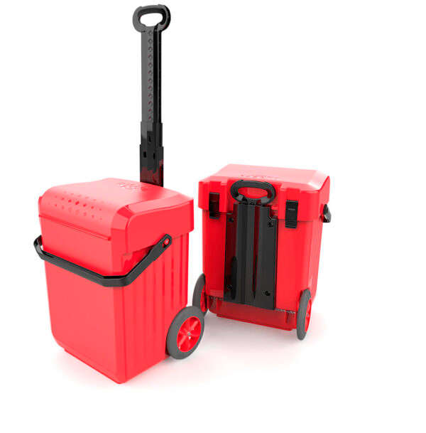 Weelie Trolley School Bag - Red/Black