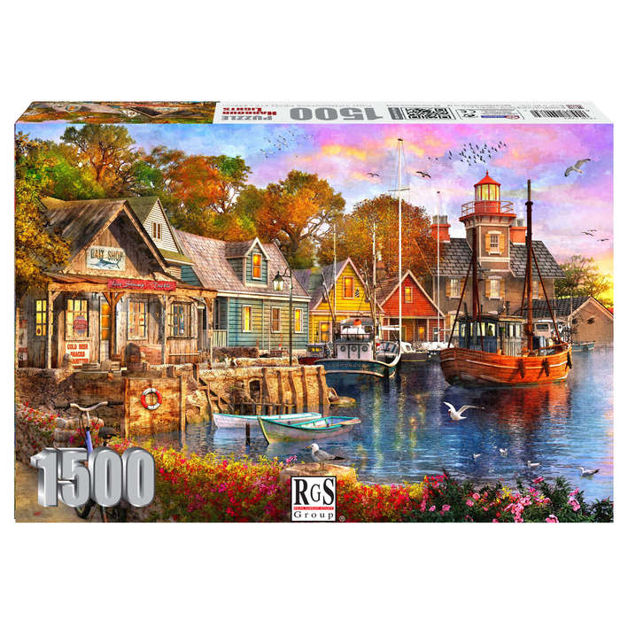 RGS Group Harbour Lights 1500-piece Jigsaw Puzzle