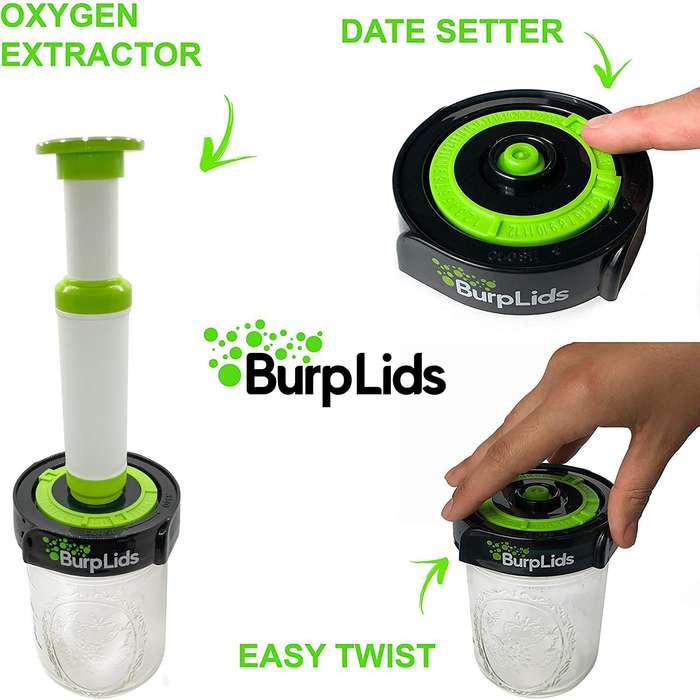 Burp Lids 4 pack