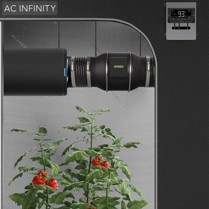 AC INFINITY, AI-CLT6 CLOUDLINE T6, WITH TEMPERATURE AND HUMIDITY CONTROLLER, 6-INCH