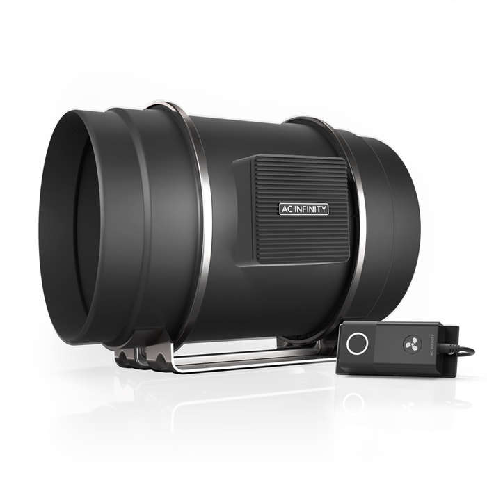 AC INFINITY CLOUDLINE S8, QUIET INLINE DUCT FAN SYSTEM WITH SPEED CONTROLLER, 8-INCH