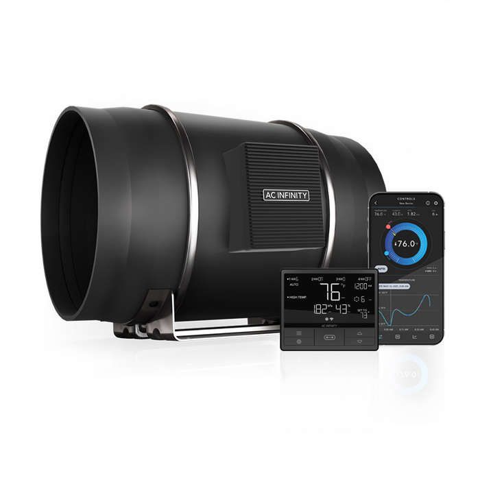 AC INFINITY CLOUDLINE PRO T10, QUIET INLINE DUCT FAN SYSTEM WITH TEMPERATURE HUMIDITY VPD CONTROL...