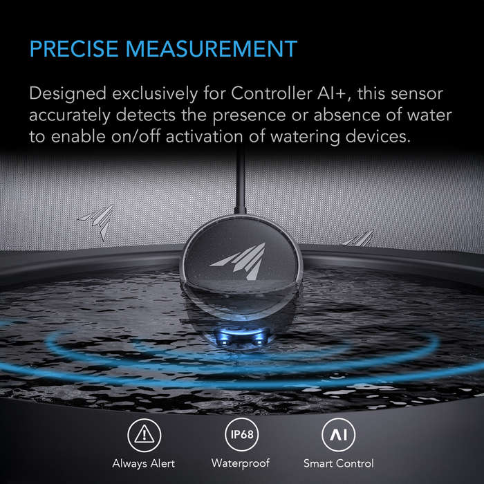 AC INFINITY Water Sensor Exclusively for Controller AI+, Liquid Presence Detection, IP68-Water Re...